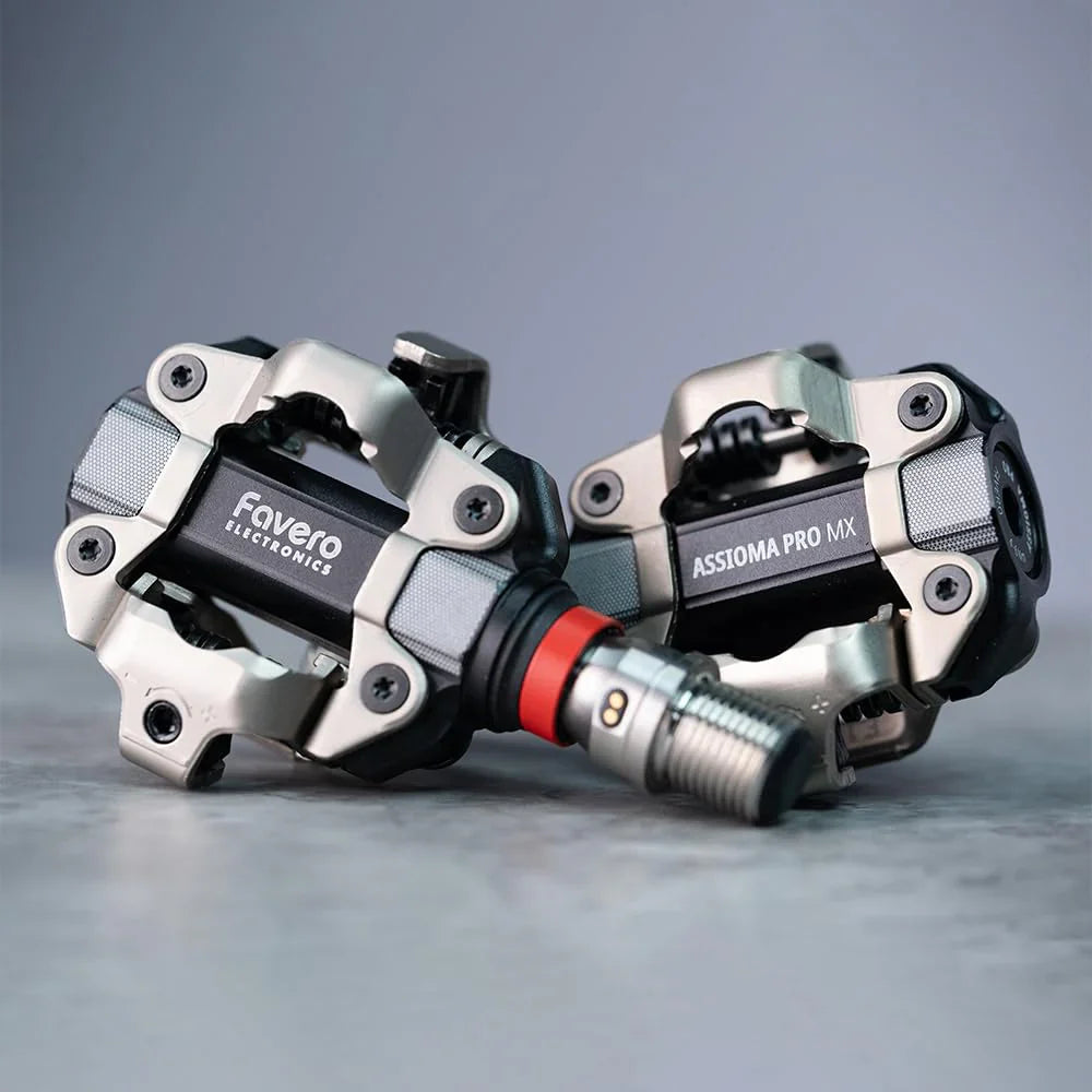 Favero Assioma PRO MX-1, Single-Sensing Side Pedal Based Cycling MTB Power Meter, Bluetooth and ANT+ Connectivity for Bike Computers, Cycling GPS Units, & Smartphones
